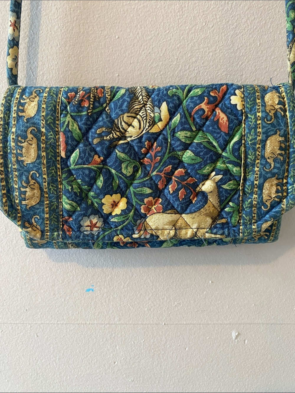 Vera Bradley Animal Kingdom Retired Mini Hipster Crossbody Wallet Purse Monkey
